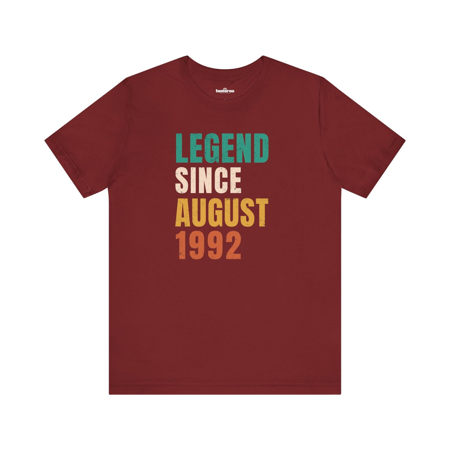 Legend Since August 1992 Birthday T-Shirt