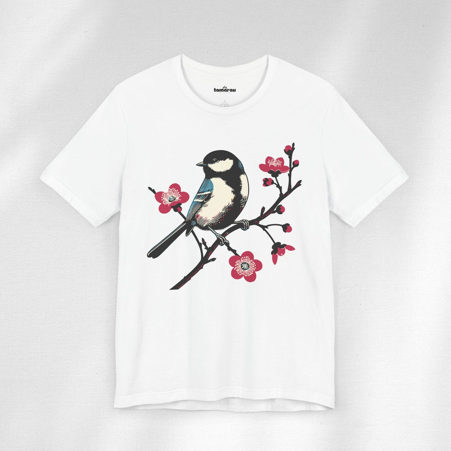 Chickadee On Blossom T-Shirt