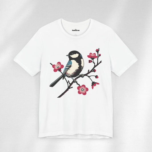 Chickadee On Blossom T-Shirt