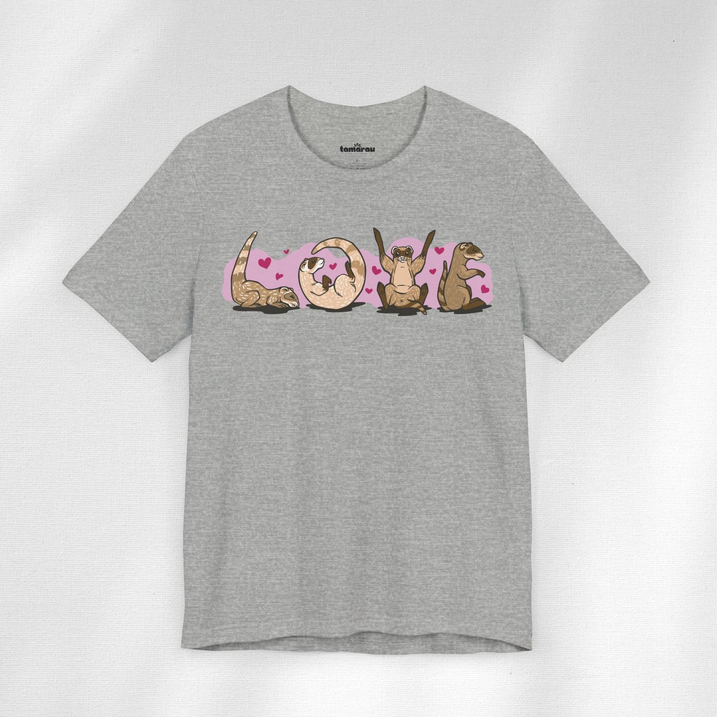 Ferret Love Valentines T-Shirt