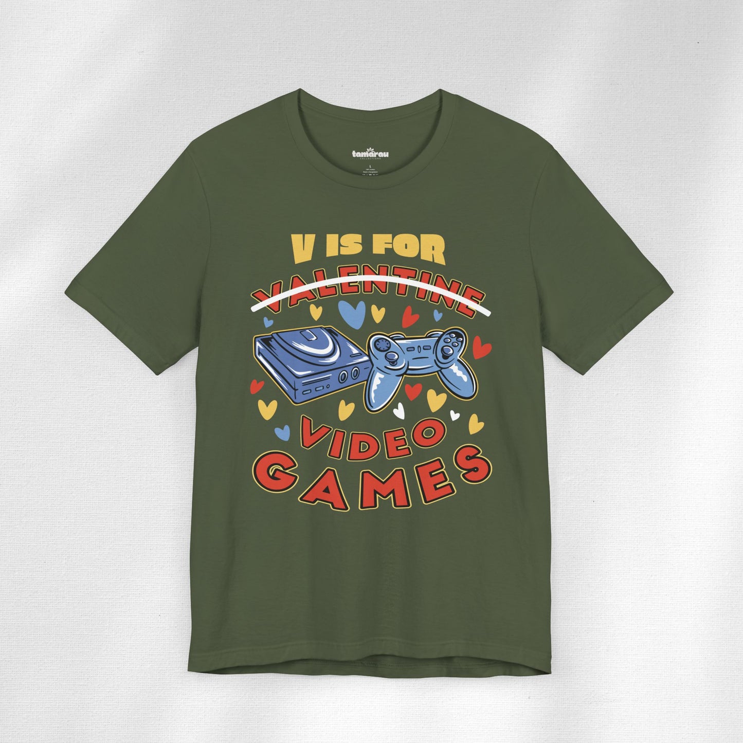 V-for Video Game Valentines T-Shirt