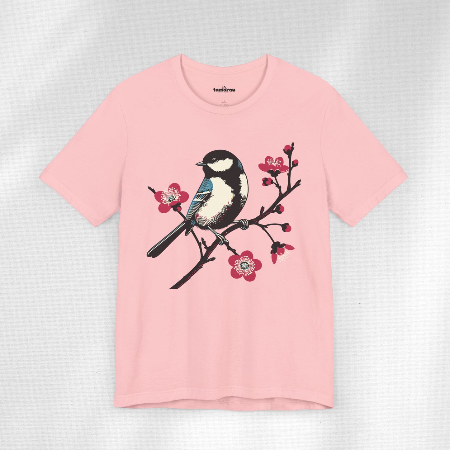 Chickadee On Blossom T-Shirt