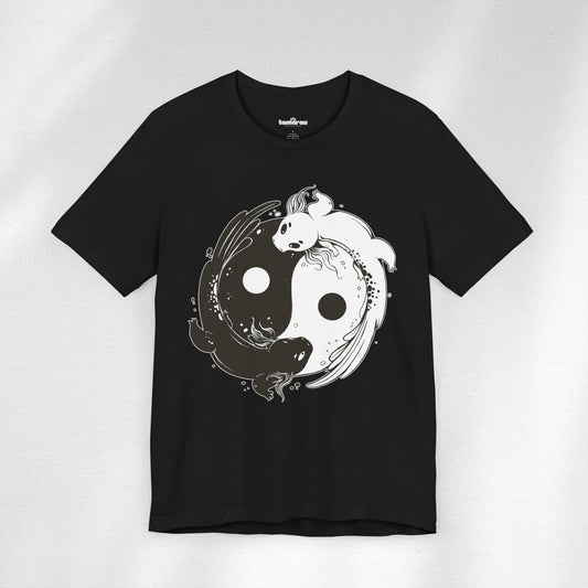 Axolotl Yin Yang Valentines T-Shirt