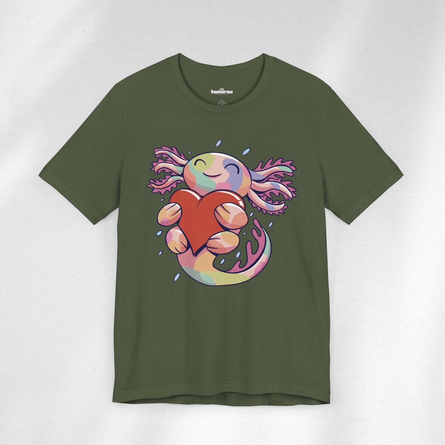 Axolotl Love Valentines T-Shirt