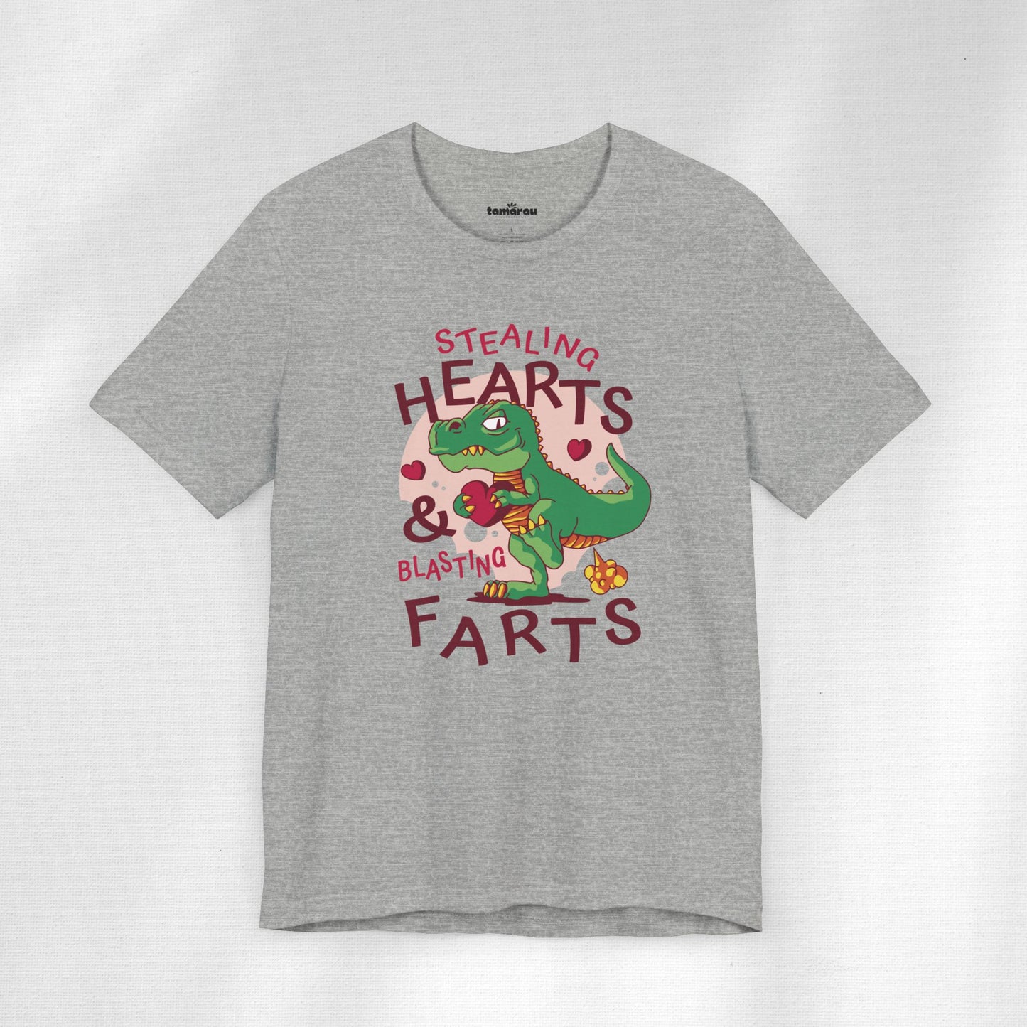 Stealing Hearts Dino Valentines T-Shirt