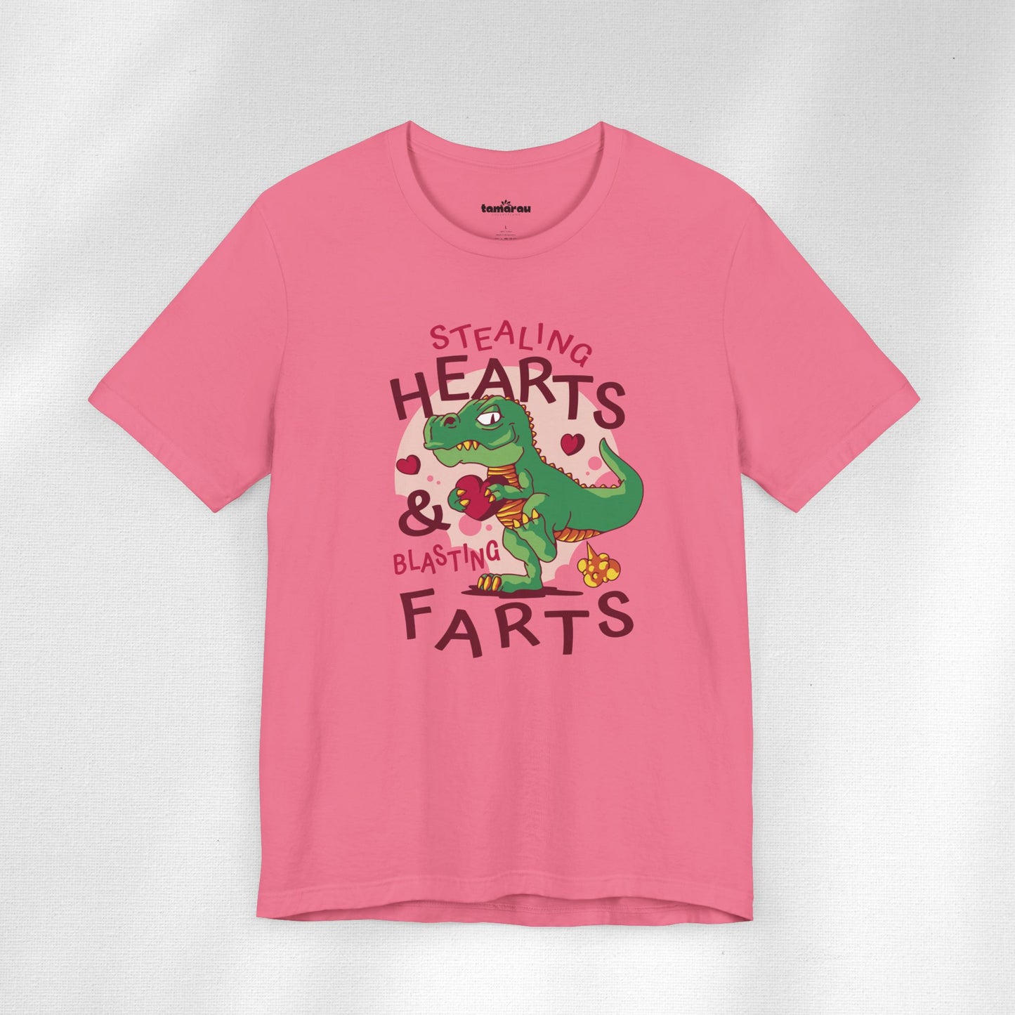 Stealing Hearts Dino Valentines T-Shirt